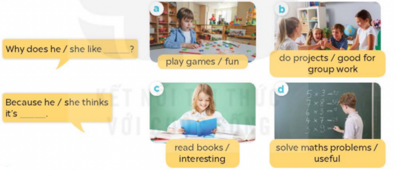 Giải SGK Tiếng Anh lớp 5 Unit 7: Out favourite schol activities | Global Success (ảnh 12)