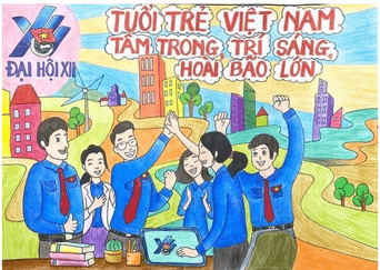 Hãy thiết kế một thông điệp về lí tưởng sống và trang trí ở góc học tập làm mục tiêu phấn đấu của em