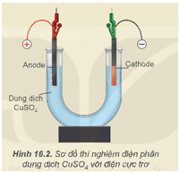 Điện phân dung dịch CuSO4 trang 80 Hóa học 12