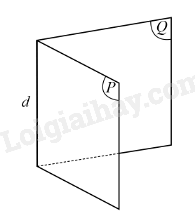 Lý thuyết Góc giữa đường thẳng và mặt phẳng. Góc nhị diện (Cánh diều 2024) hay, chi tiết | Toán lớp 11 (ảnh 2)